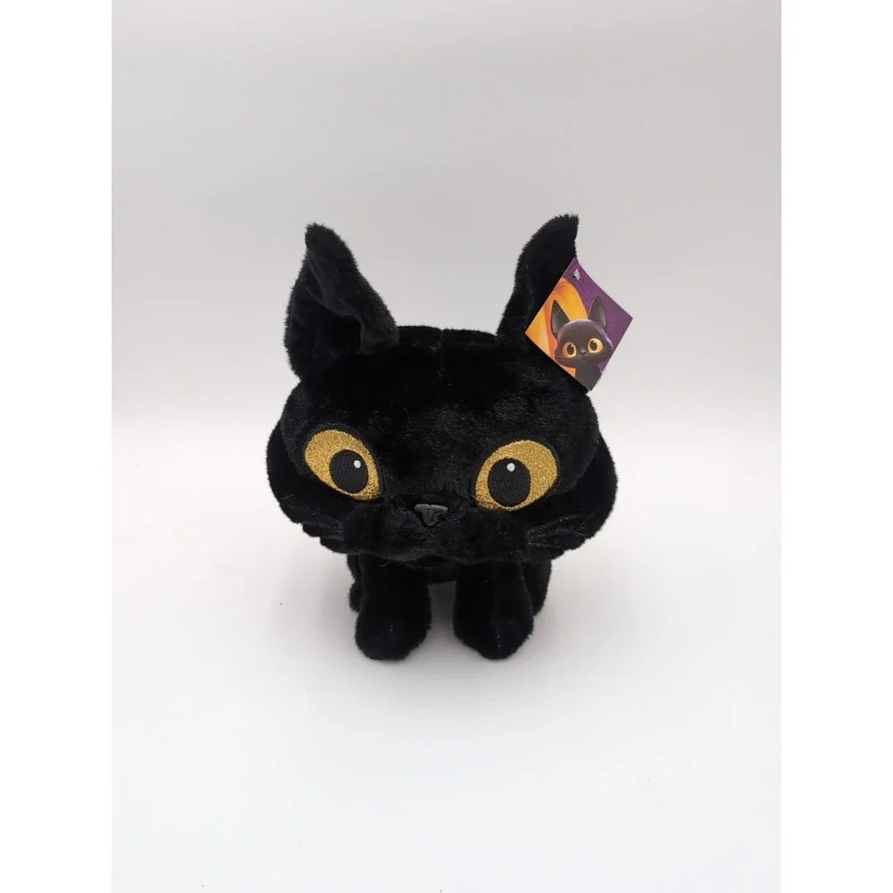 Hug & Luv Edgar Allan the Cat Plush Black Cat Stuffed Animal Far East Brokers